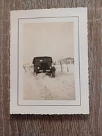 Foto Duitse truck in de sneeuw., Ophalen of Verzenden, Landmacht, Duitsland, Foto of Poster
