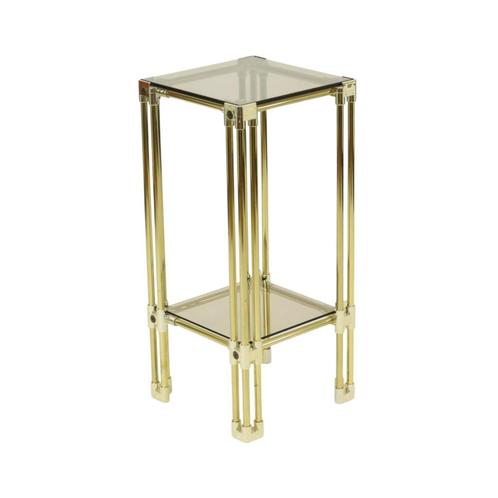 Italiaanse bijzettafel plantentafel design goud Jaren 70, Antiek en Kunst, Curiosa en Brocante, Ophalen of Verzenden
