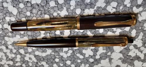 Pelican vulpen 585 & potlood pen (goud) vintage zeldzaam, Verzamelen, Pennenverzamelingen, Zo goed als nieuw, Vulpen, Overige merken
