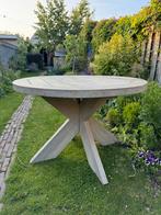 Tafel rond, Tuin en Terras, Tuintafels, Ophalen of Verzenden, Zo goed als nieuw, Rechthoekig, Hout