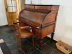 Antiek Mahonie Rolluik secretaire/ bureau, Ophalen, Gebruikt, Antiek victoriaans