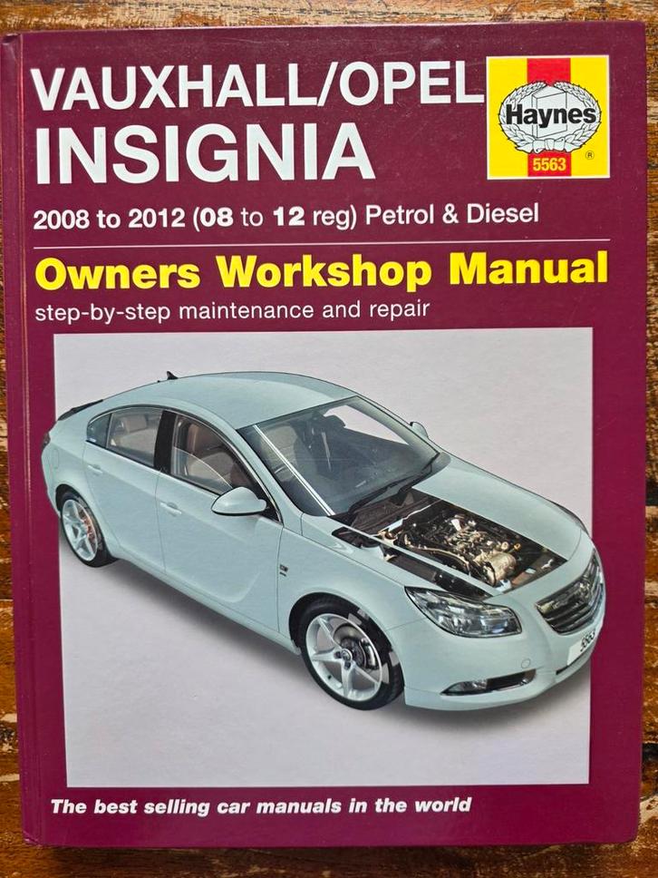 Vauxhall/Opel Insignia Haynes Werkplaatshandboek, Boeken, Auto's | Boeken, Zo goed als nieuw, Opel, Ophalen of Verzenden