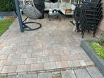 Tuintegels 19m2 terras bijna gratis, Tuin en Terras, Ophalen, Zo goed als nieuw, 10 m² of meer, Beton