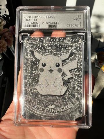 Pikachu #25 toops chrome 2000 pokemon metal card beschikbaar voor biedingen