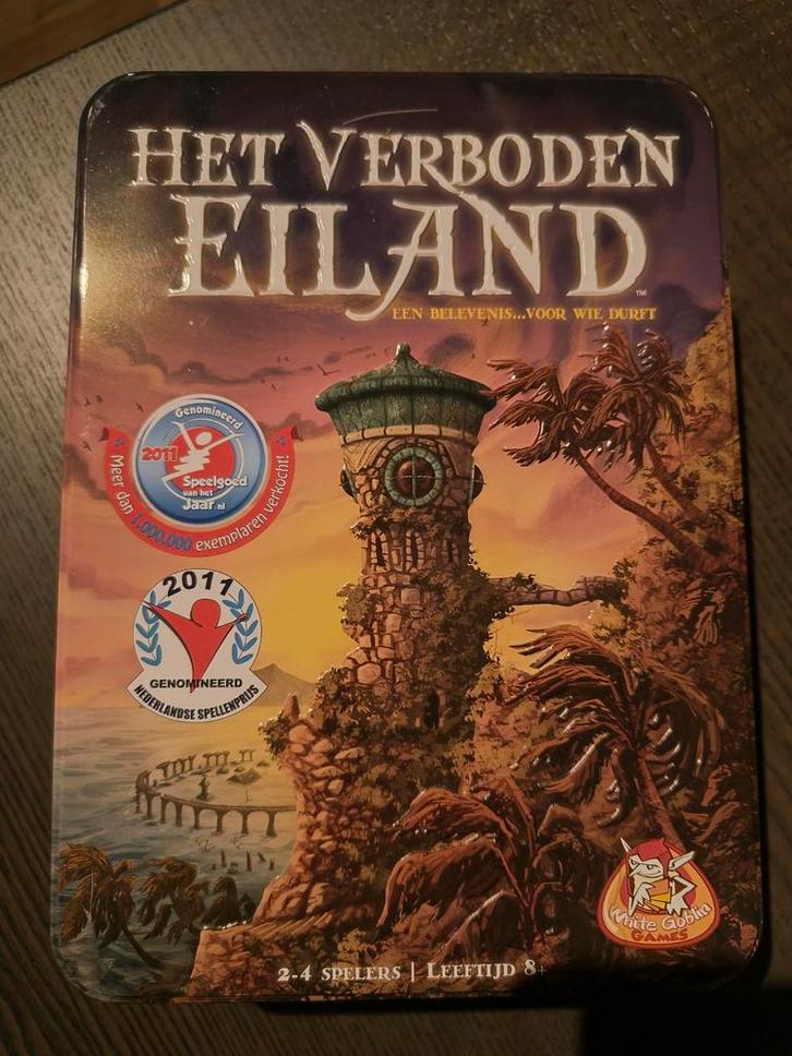 Het Verboden Eiland - Cooperatief bordspel, Hobby en Vrije tijd, Gezelschapsspellen | Bordspellen, Zo goed als nieuw, Ophalen of Verzenden