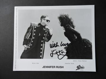 Elton John gesigneerde Foto COA Zeer Mooi Ingelijst beschikbaar voor biedingen