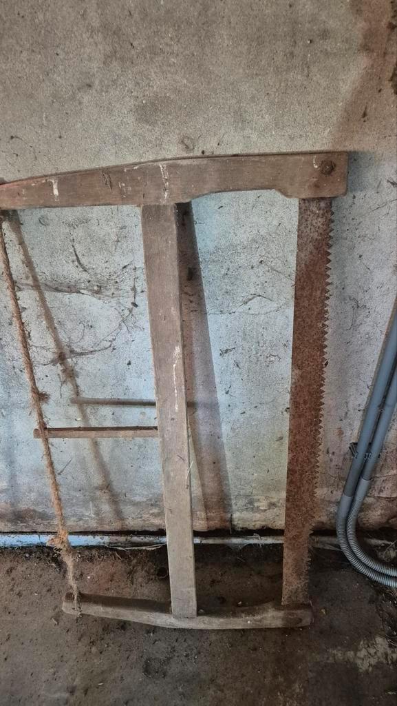 Antieke Spanzaag, Antiek en Kunst, Antiek | Gereedschap en Instrumenten, Ophalen