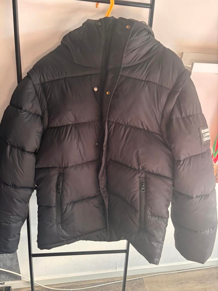 Burberry jas heren, Ophalen of Verzenden, Zo goed als nieuw, Zwart