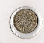 25 cent 1944, Postzegels en Munten, Munten | Nederland, Verzenden, Zilver, 25 cent, Koningin Wilhelmina