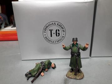 DUITSE TINNEN WW2 SOLDATEN SET van THOMAS GUNN NIEUW in OVP beschikbaar voor biedingen