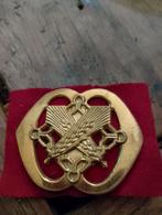 Oude Speld/Button met Graanmotief, Verzamelen, Speldjes, Pins en Buttons, Ophalen of Verzenden, Gebruikt, Dier of Natuur, Speldje of Pin