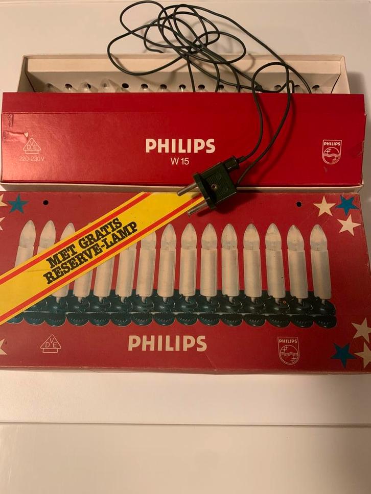 Vintage kerstsnoer Philips, Diversen, Kerst, Zo goed als nieuw, Ophalen of Verzenden