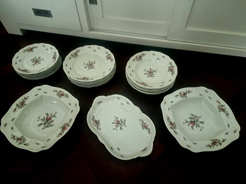 Antiek Rosenthal Sanssouci moosrose elfenbein, Antiek en Kunst, Ophalen of Verzenden