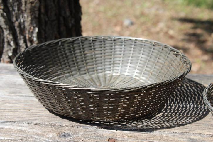 Brocante - Oude Franse Paniers / broodmanden!, Huis en Inrichting, Woonaccessoires | Schalen en Manden, Gebruikt, Mand, Overige vormen