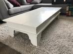 Massief houten salontafel VT Wonen, kleur wit, Huis en Inrichting, Tafels | Salontafels, Ophalen, 100 tot 150 cm, Romantisch, 50 tot 100 cm