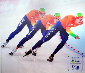 Afscheidsboek KPN als 10 jaar hoofdsponsor schaatsen beschikbaar voor biedingen