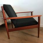Vintage PJ56 fauteuil stoel Grete Jalk P. Jeppesen Deens, Ophalen, Gebruikt, 75 tot 100 cm, Nvt