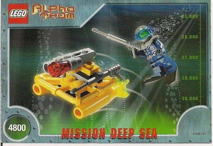 Lego set 4800 - Alpha team mission deep see, Ophalen of Verzenden, Gebruikt, Complete set, Lego