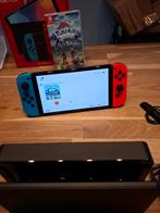 Switch OLED + pokemon, Spelcomputers en Games, Ophalen of Verzenden, Zo goed als nieuw, Met 1 controller, Switch OLED