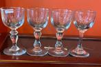 4 Kristallen borrelglaasjes, Antiek en Kunst, Ophalen of Verzenden