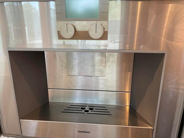 Gaggenau MC250 110 series (Silver), Witgoed en Apparatuur, Koffiezetapparaten, Gebruikt, Gemalen koffie, Koffiebonen, Combi, 10 kopjes of meer