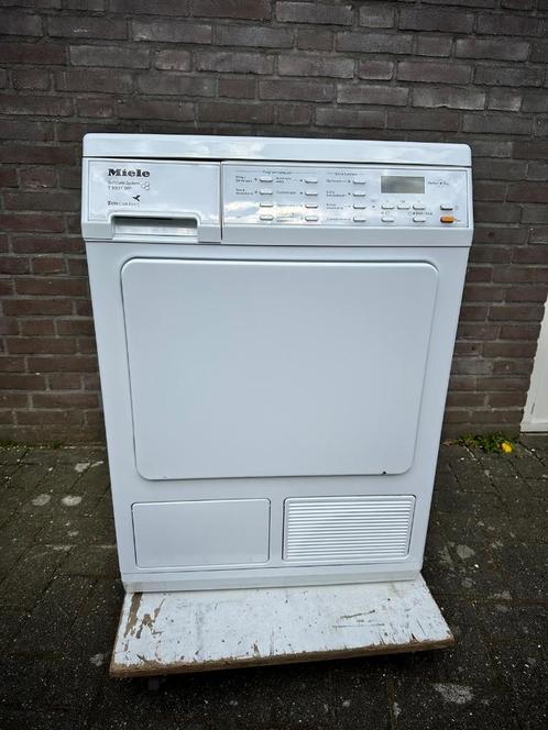 Miele warmtepomp droger T8937WP, Witgoed en Apparatuur, Wasdrogers, Refurbished, Overige typen, Voorlader, 6 tot 8 kg, 85 tot 90 cm