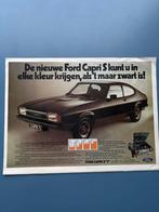 Ford Capri II S Advertentie, Ophalen of Verzenden, Gelezen, Ford