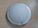 ronde plafond lamp, Ophalen, Gebruikt, Glas