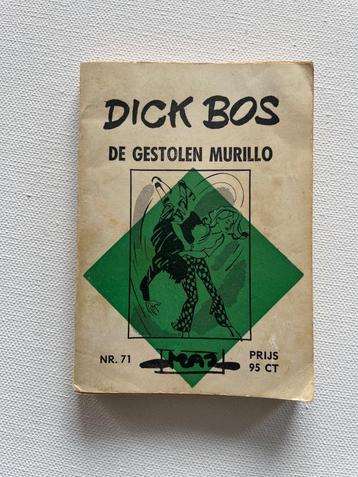 Dick Bos De Gestolen Murillo stripboek 1967 beschikbaar voor biedingen