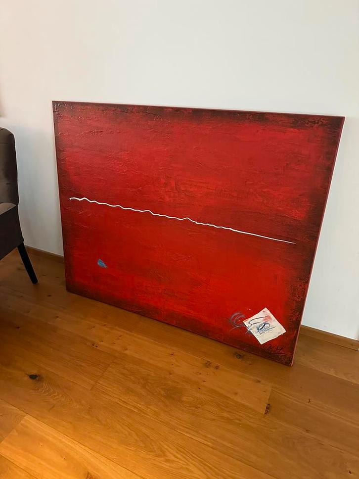 Schilderij. Breedte x hoogte = 150 x 120 cm, Huis en Inrichting, Woonaccessoires | Schilderijen, Tekeningen en Foto's, Zo goed als nieuw