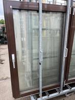Aluminium draaikiepramen ramen 96.5x147.5, Ophalen, Gebruikt, Gevelraam of Ruit, Dubbelglas