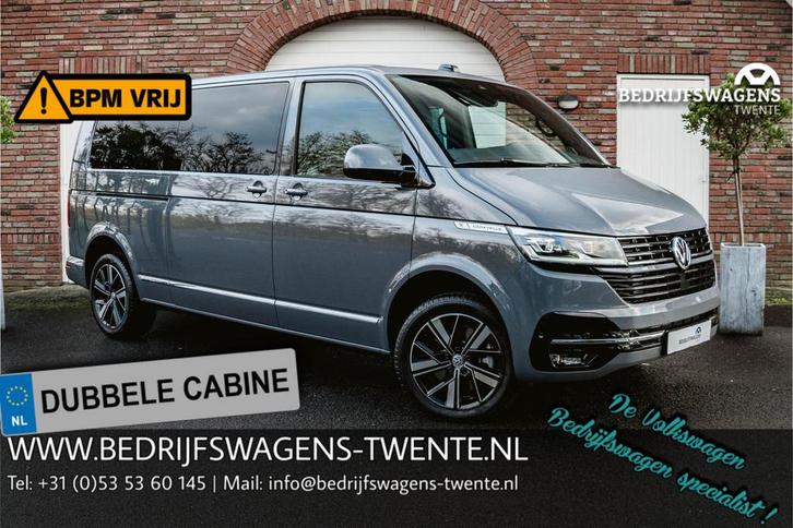 Volkswagen Caravelle T6.1 2.0 TDI 204 PK DSG L2H1 DUB/CAB A-, Auto's, Bestelauto's, Bedrijf, Te koop, Achteruitrijcamera, Adaptive Cruise Control