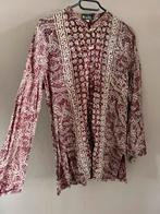 Balinese vintage batik blouse, Maat 38/40 (M), Zo goed als nieuw, Verzenden, Rood