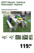 Kinder picknicktafel / zandtafel / watertafel / kweektafel, Ophalen, Zo goed als nieuw, Rechthoekig, Overige materialen