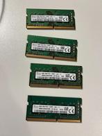 Hynix 8GB DDR4 2400MHz Memory Module - 4 pcs, Computers en Software, RAM geheugen, 2400MHz, Gebruikt, Ophalen of Verzenden, Laptop