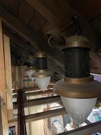 3 Hanglampen - antiek, Gebruikt, 50 tot 75 cm, Antiek, Ophalen