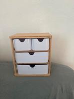 Houten Organizer met Lades, Minder dan 50 cm, Ophalen of Verzenden, Zo goed als nieuw, Minder dan 25 cm