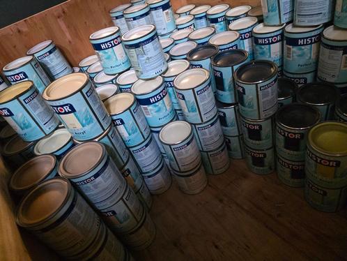 Partij ongeopend verf beits en was, Doe-het-zelf en Verbouw, Verf, Beits en Lak, Nieuw, Verf, Minder dan 5 liter, Ophalen
