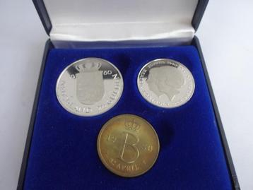 FDC munten Inhuldiging set Nederland Rijks Munt1980 beschikbaar voor biedingen