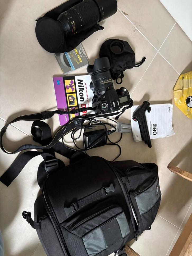 Nikon D90 compleet incl. 2 lenzen, Audio, Tv en Foto, Fotocamera's Digitaal, Zo goed als nieuw, Spiegelreflex, Nikon, 8 keer of meer