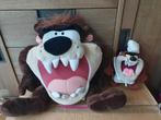 2x Pluche Tasmanian Devil knuffels, Looney Tunes. Grote 46cm, Overige typen, Ophalen of Verzenden, Zo goed als nieuw