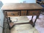sidetable massief hout 10,-, Huis en Inrichting, Tafels | Sidetables, Ophalen, Gebruikt, 50 tot 100 cm, Klassiek