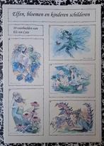 Map met 10 kleurplaten - elfen - A4 formaat, Hobby en Vrije tijd, Ophalen of Verzenden, Nieuw