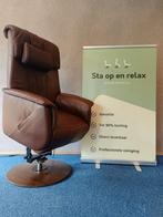 Sta op relax fauteuil Prominent Göteborg Zo goed als nieuw !, Ophalen of Verzenden, Zo goed als nieuw, Leer, 50 tot 75 cm