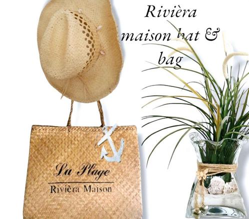 New Rivièra maison ibiza hoed & RM tas  & RM anker, Huis en Inrichting, Woonaccessoires | Overige, Nieuw, Ophalen of Verzenden