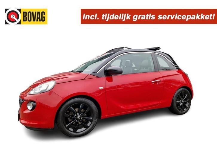 Opel ADAM 1.4i GLAM Favorit Cabriotop Sport Leder Apple car, Auto's, Opel, ADAM, ABS, Airbags, Airconditioning, Android Auto, Apple Carplay