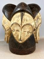 250918 Afrikaans Kwele Ngontang helm masker uit Gabon, Antiek en Kunst, Ophalen of Verzenden