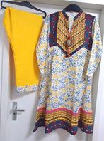 Maat S Wit geel indiase Marokkaanse Afghaanse jurk broek, Kleding | Dames, Gelegenheidskleding, Overige typen, Geel, Nieuw, Ophalen of Verzenden