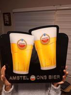 Amstel Bier Reclamebord, Ophalen of Verzenden, Gebruikt, Reclamebord