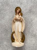 Oud beeldje - Maria met kind, Verzamelen, Beelden en Beeldjes, Gebruikt, Ophalen of Verzenden